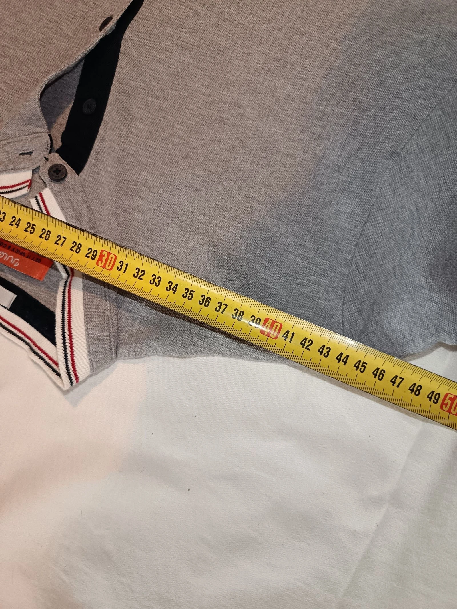 Polo cinza Jules corte slim gola oficial tamanho XXL como novo – photo 5